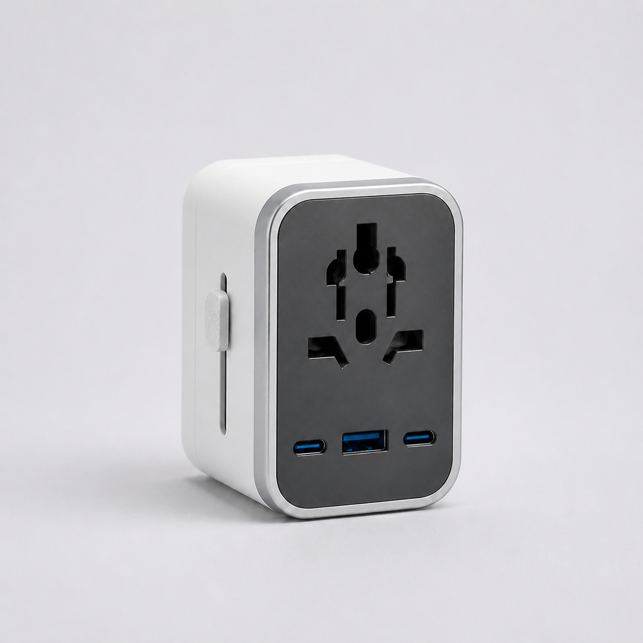 YONGAOBE Atlas Universal Travel Adapter — cool neutral catalogue detail 2