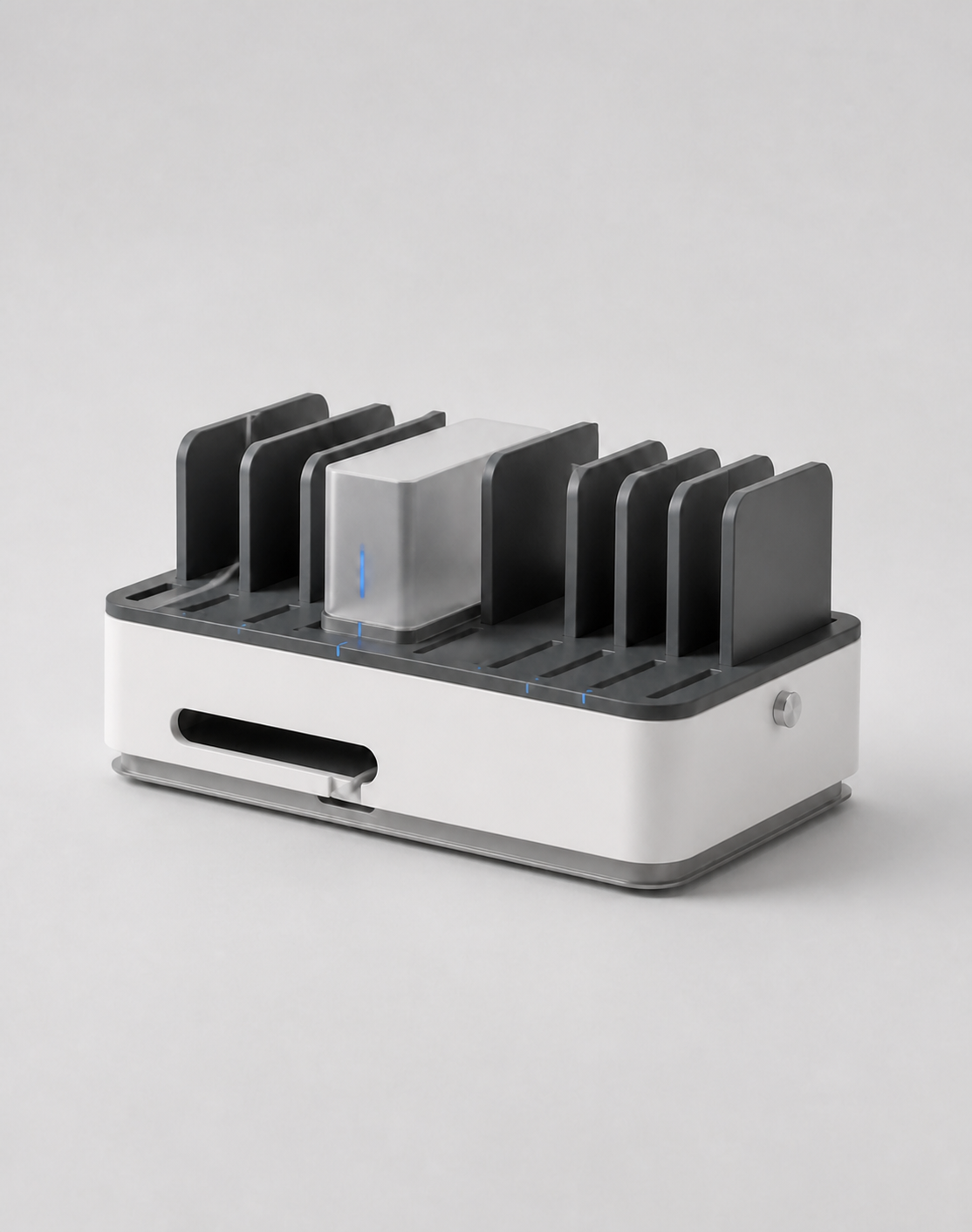 YONGAOBE Grid Desk Charging Station — front-angle product view