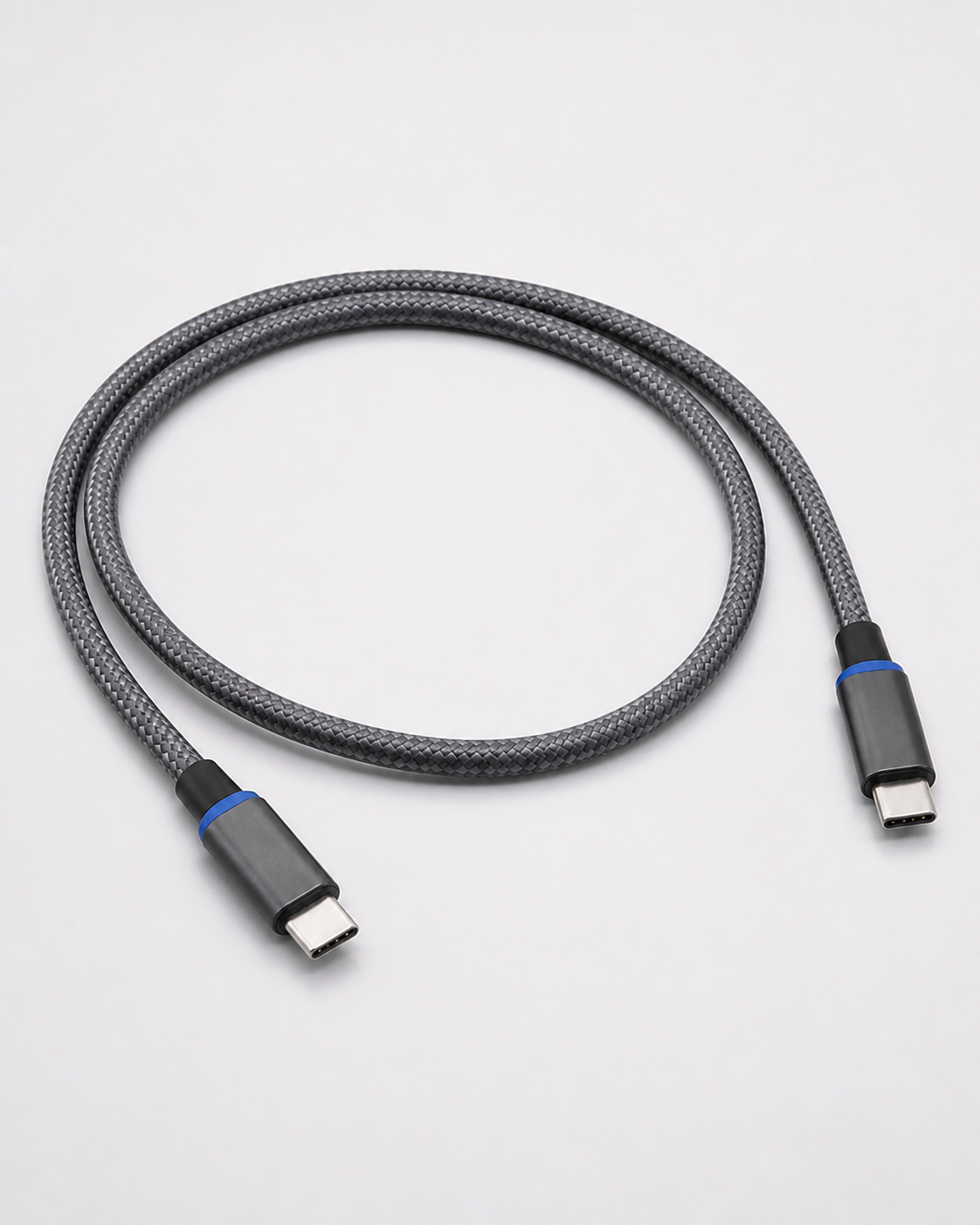 YONGAOBE Line Braided USB-C Cable — front-angle product view